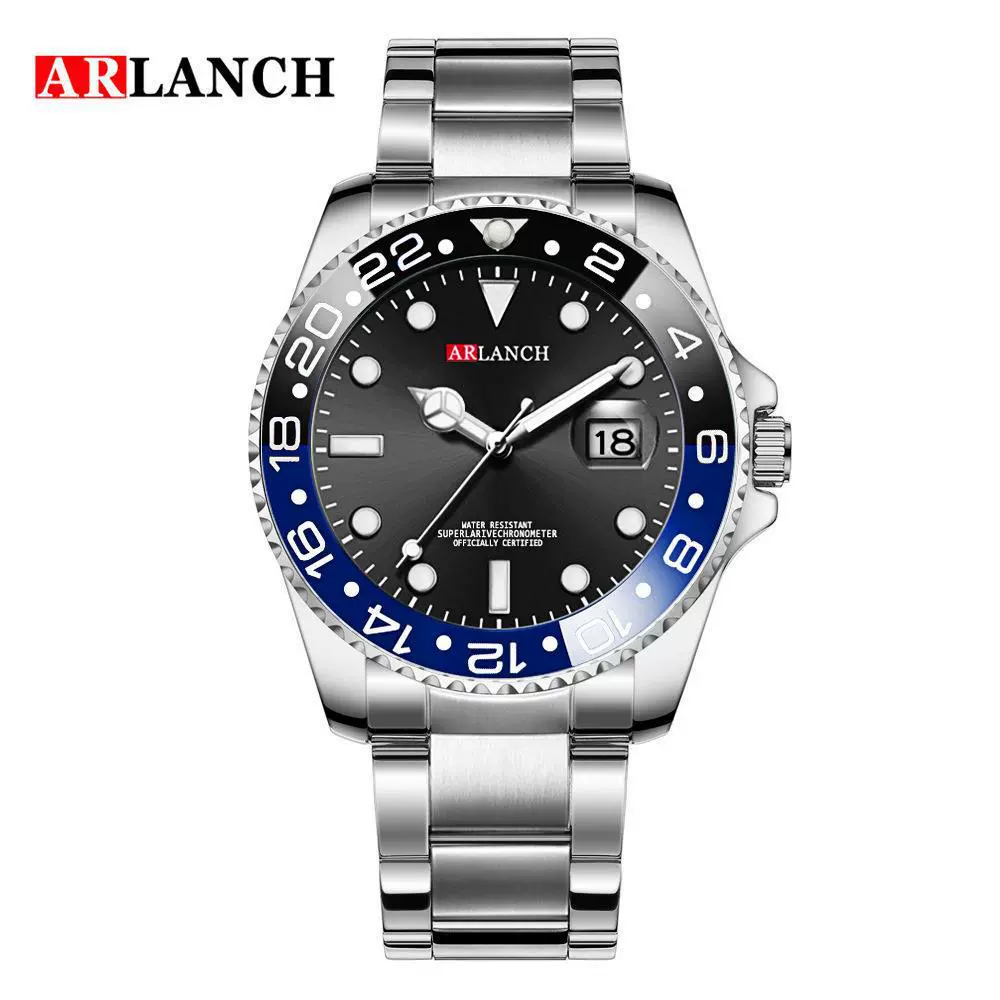 Business Men's Metal And Stainless Steel Round Quartz Watch - Image 10