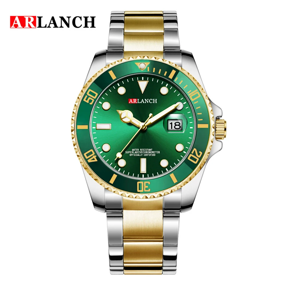 Business Men's Metal And Stainless Steel Round Quartz Watch - Image 5