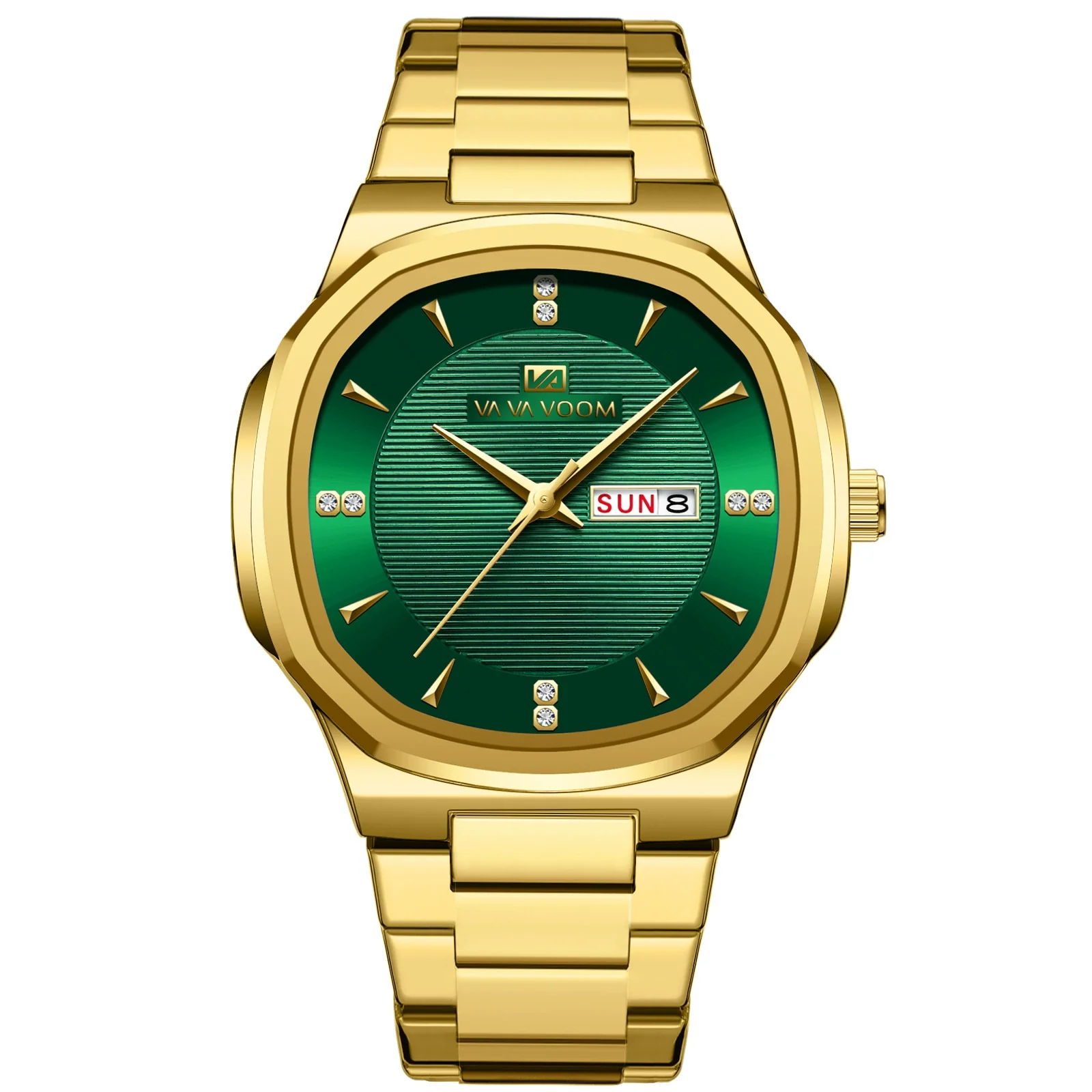 Business Men's Stainless Steel Watch With Round Dial Quartz Waterproof - Image 9