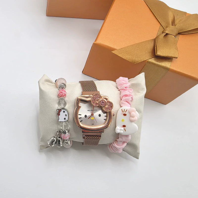 Cartoon Style Alloy Case Milan Ribbon Strap Magnetic Buckle Universal Watch With Cartoon Shape Dial - Image 8