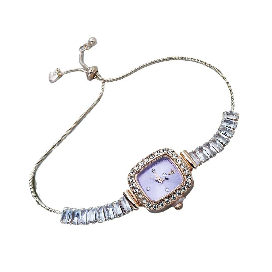 Casual Square Female Quartz Watch With Alloy Case And Buckle Mineral Reinforced Glass Mirror And Printed Logo - Image 5