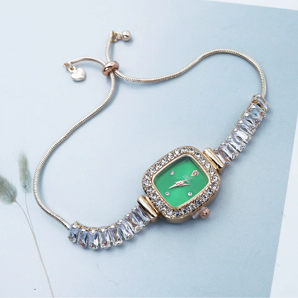 Casual Square Female Quartz Watch With Alloy Case And Buckle Mineral Reinforced Glass Mirror And Printed Logo - Image 6