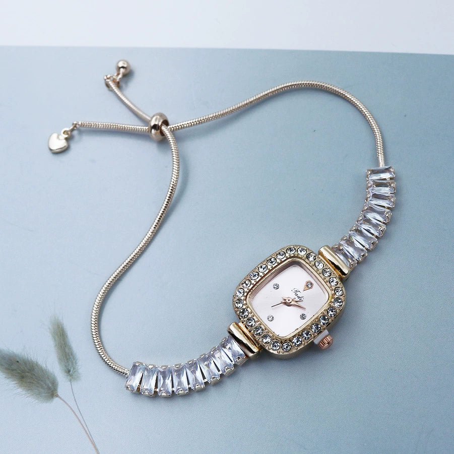 Casual Square Female Quartz Watch With Alloy Case And Buckle Mineral Reinforced Glass Mirror And Printed Logo - Image 7