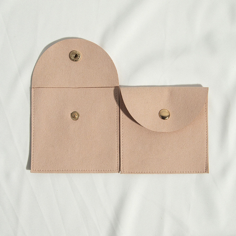 Cloth Jewelry Bag With Curved Snaps For Earrings Packaging - Image 13