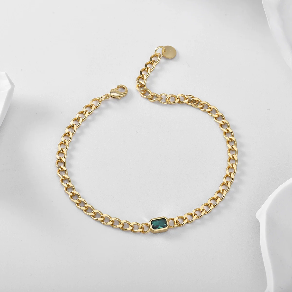 Commuter Bracelet Copper Geometric Style - Image 4