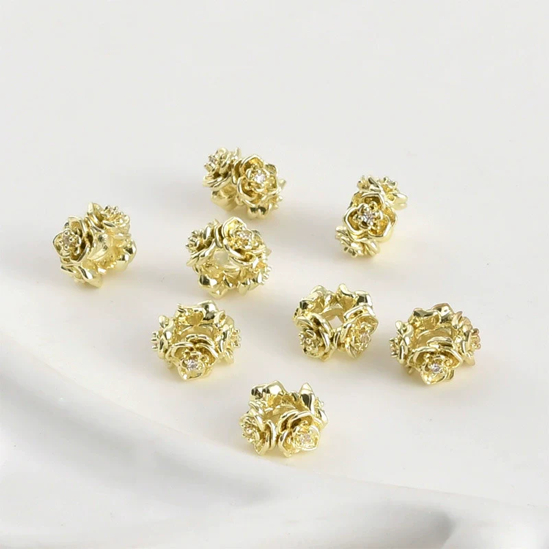 Copper Beads Electroplated Jewelry Material For Necklace Bracelet Diy - Image 6