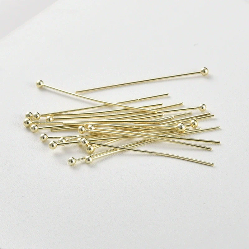 Copper Electroplated Ball Needle Handmade Earrings Material For Beaded Jewelry Accessories - Image 10