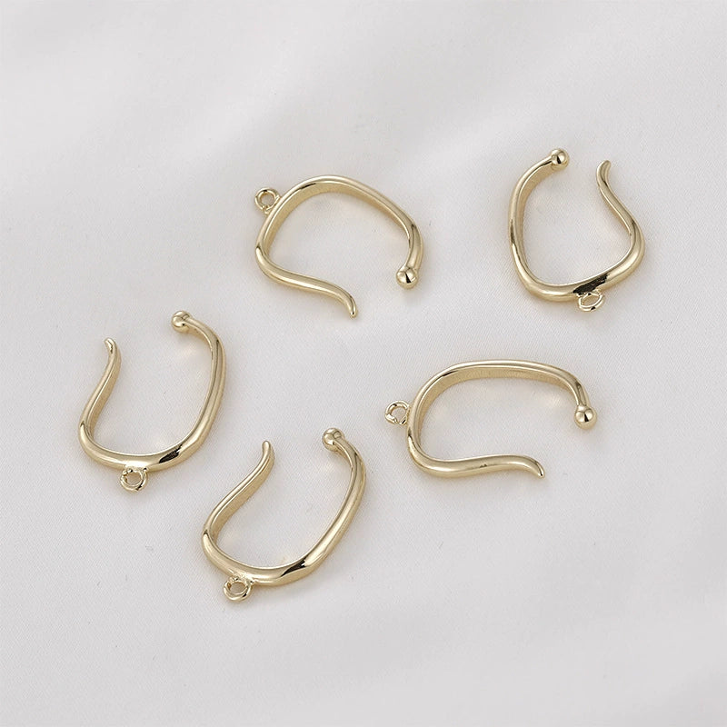 Copper Electroplated Hand Made Ear Bone Clip Accessories For Non Pierced Ears - Image 3