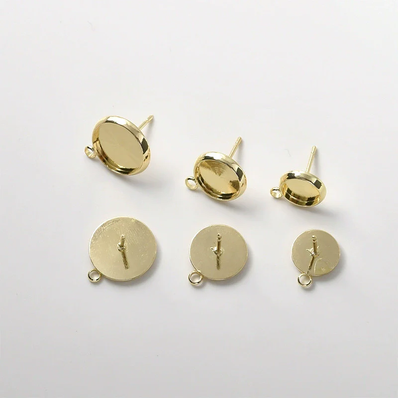 Copper Electroplated Handmade Beads Earrings Accessories With Hanging Ear Needle - Image 3