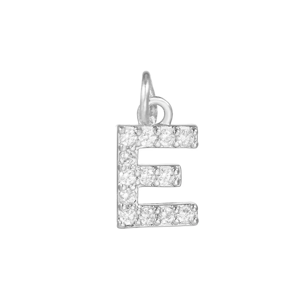 Copper Handmade Jewelry Accessories With Microinlaid Zircon And English Letters Electroplated - Image 10