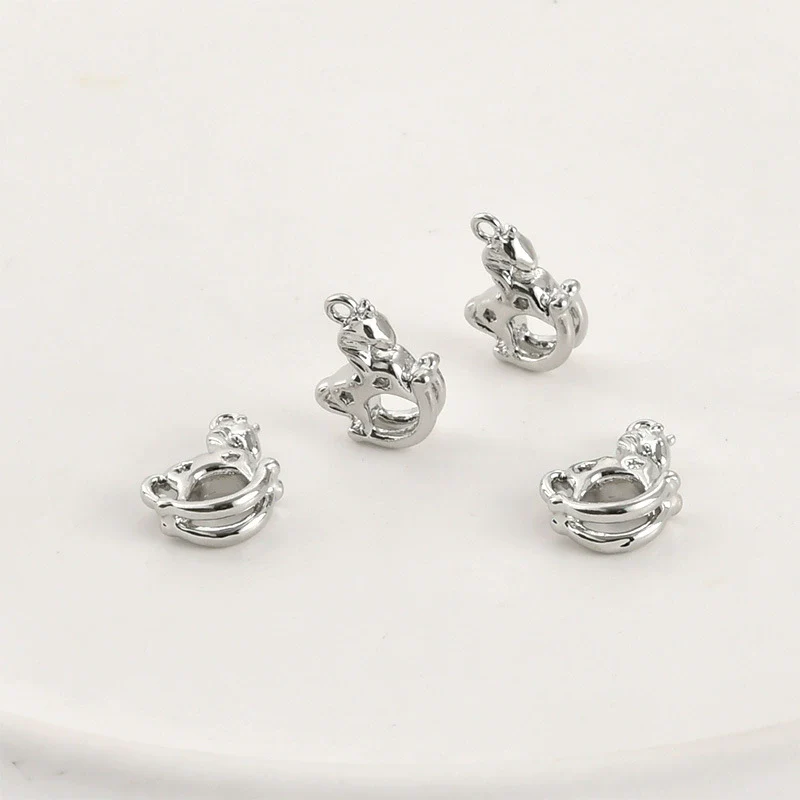 Copper Small Animal Pendant Electroplated Diy Handmade Jewelry Accessories - Image 9