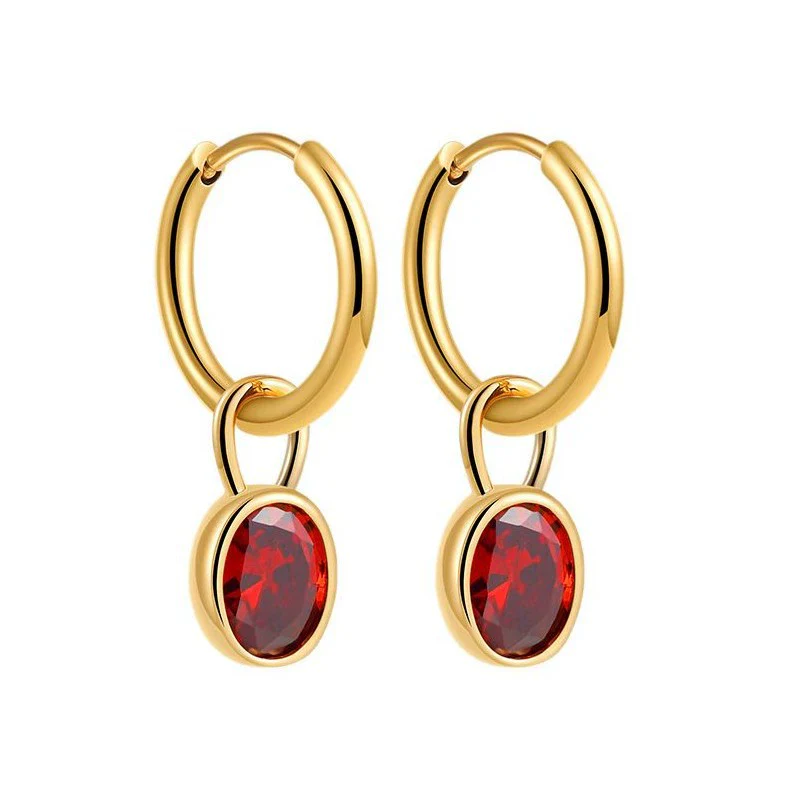 Copper Vintage Geometric Animal Zodiac Earrings - Image 5