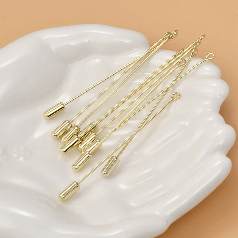Corsage Jewelry Accessories Copper Electroplated Handmade Pointed Diy - Image 8