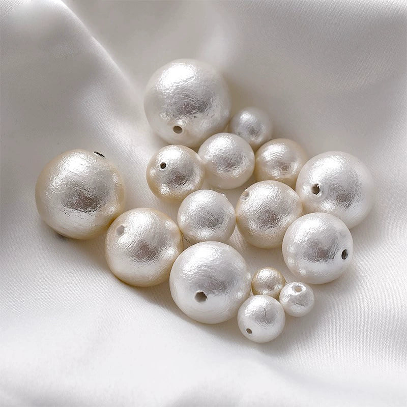 Cotton Pearl Shell Geometric Style Electroplated Earrings Jewelry Materials - Image 13