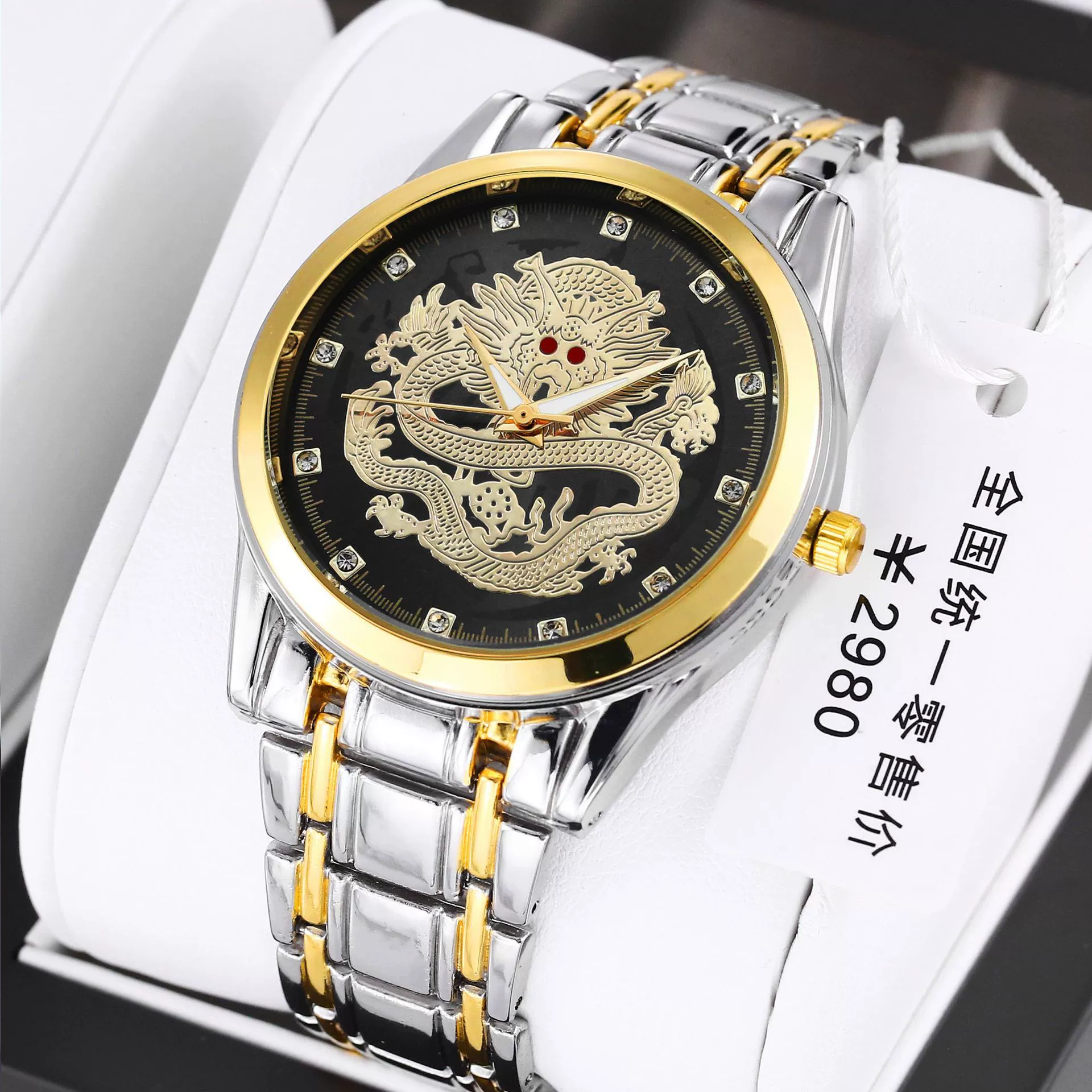 Couple's Stainless Steel And Alloy Watch Automatic Movement Luminous Waterproof Calendar Mechanical Rectangle Business Style - Image 2