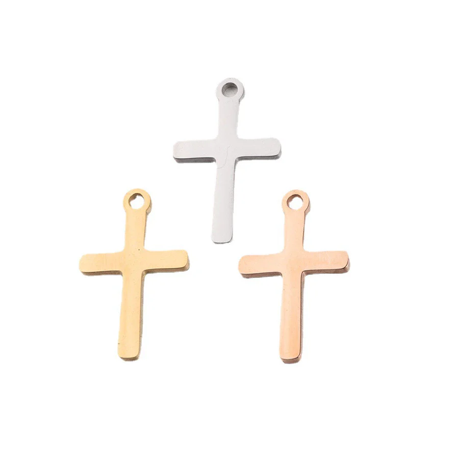 Cross Pendant Stainless Steel Diy Jewelry Accessories Fine Polishing - Image 5