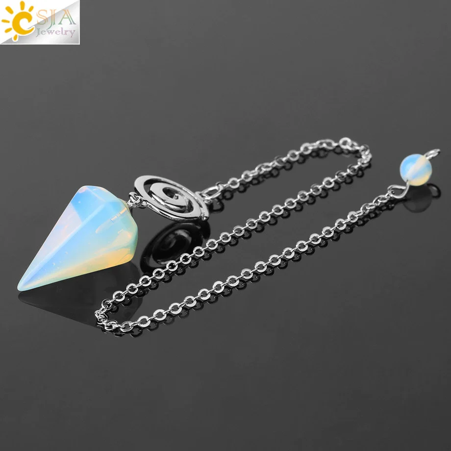Crystal Quartz Pendulum For Prospecting And Healing With Electroplating Process - Image 12