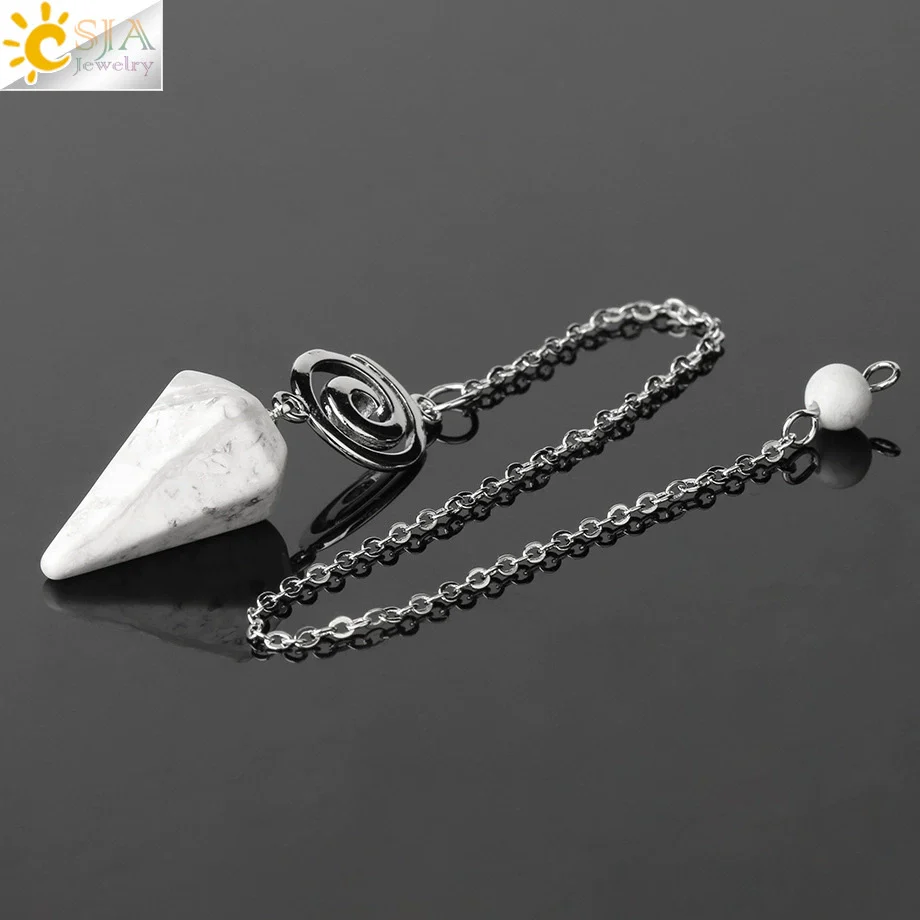 Crystal Quartz Pendulum For Prospecting And Healing With Electroplating Process - Image 15