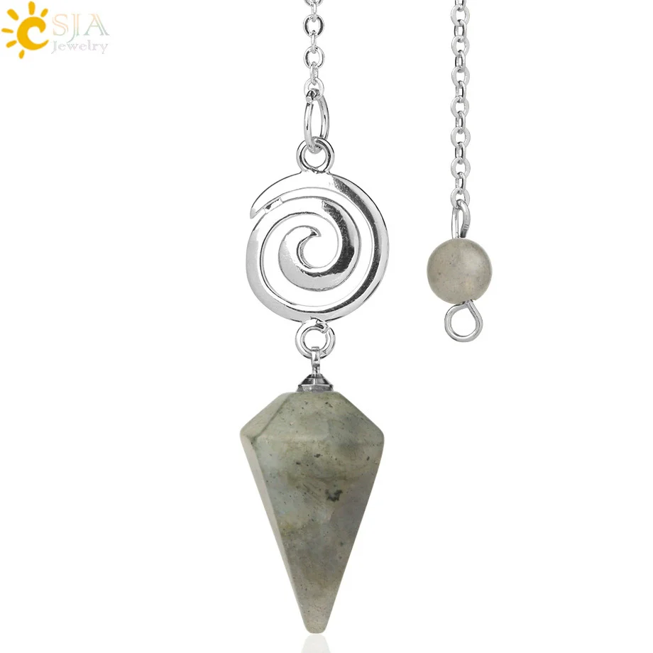 Crystal Quartz Pendulum For Prospecting And Healing With Electroplating Process - Image 24