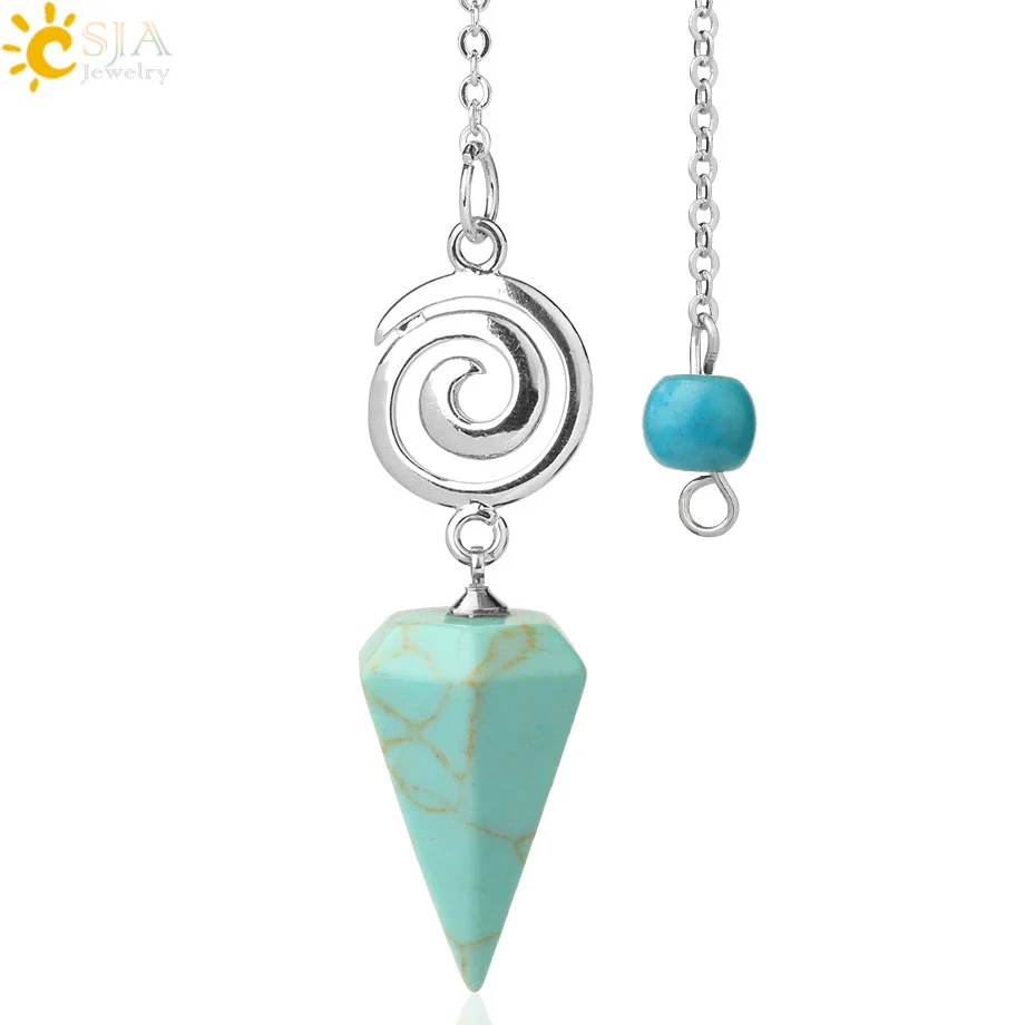 Crystal Quartz Pendulum For Prospecting And Healing With Electroplating Process - Image 7