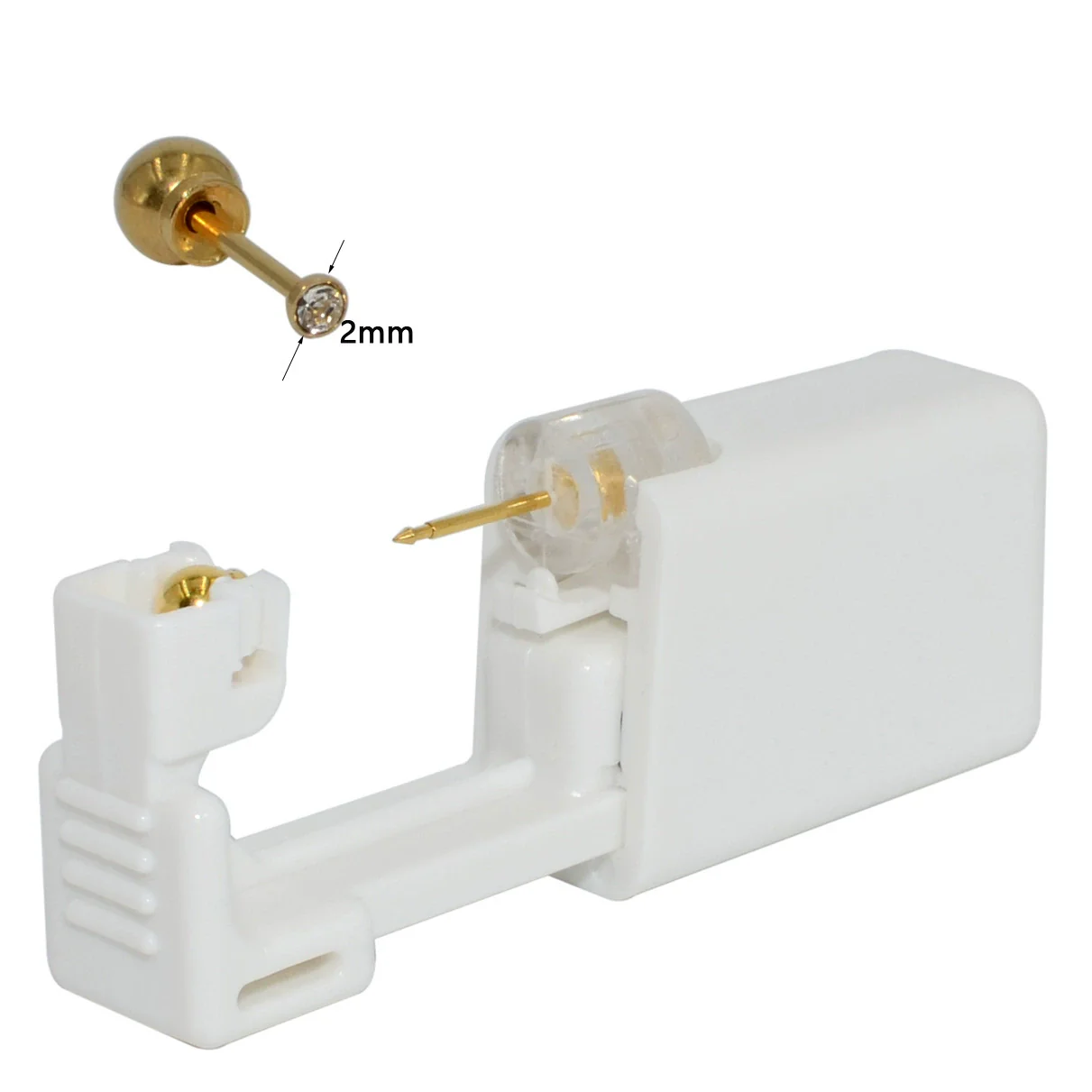 Disposable Ear Piercing Tool Buckle Ear Piercing Device Gold Plated 316L Stainless Steel Geometric Style Ear Stud - Image 13