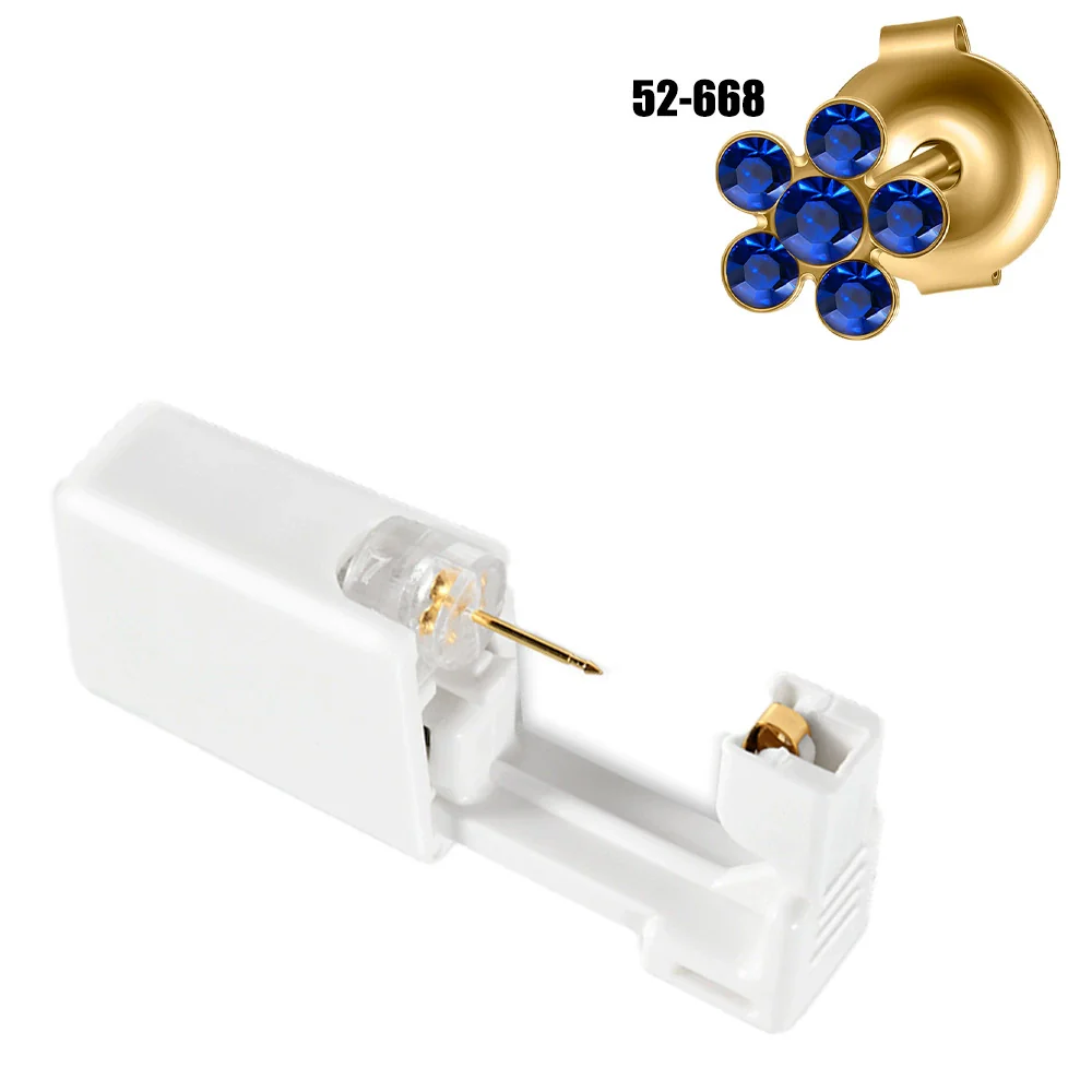 Disposable Lowpain Ear Piercing Gun 316L Stainless Steel Flower Ear Stud Simple Style Unisex - Image 22