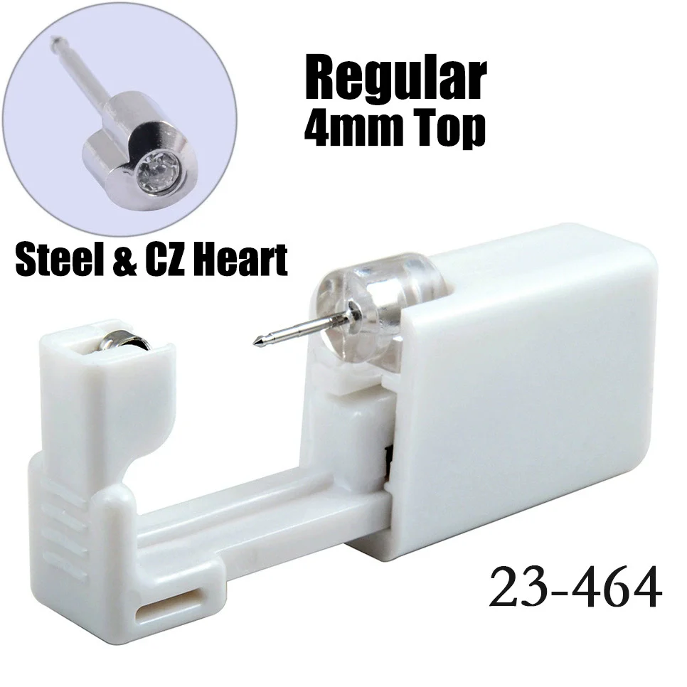Disposable Lowpain Ear Piercing Gun 316L Stainless Steel Geometric Electroplated Ear Piercing Tool - Image 13