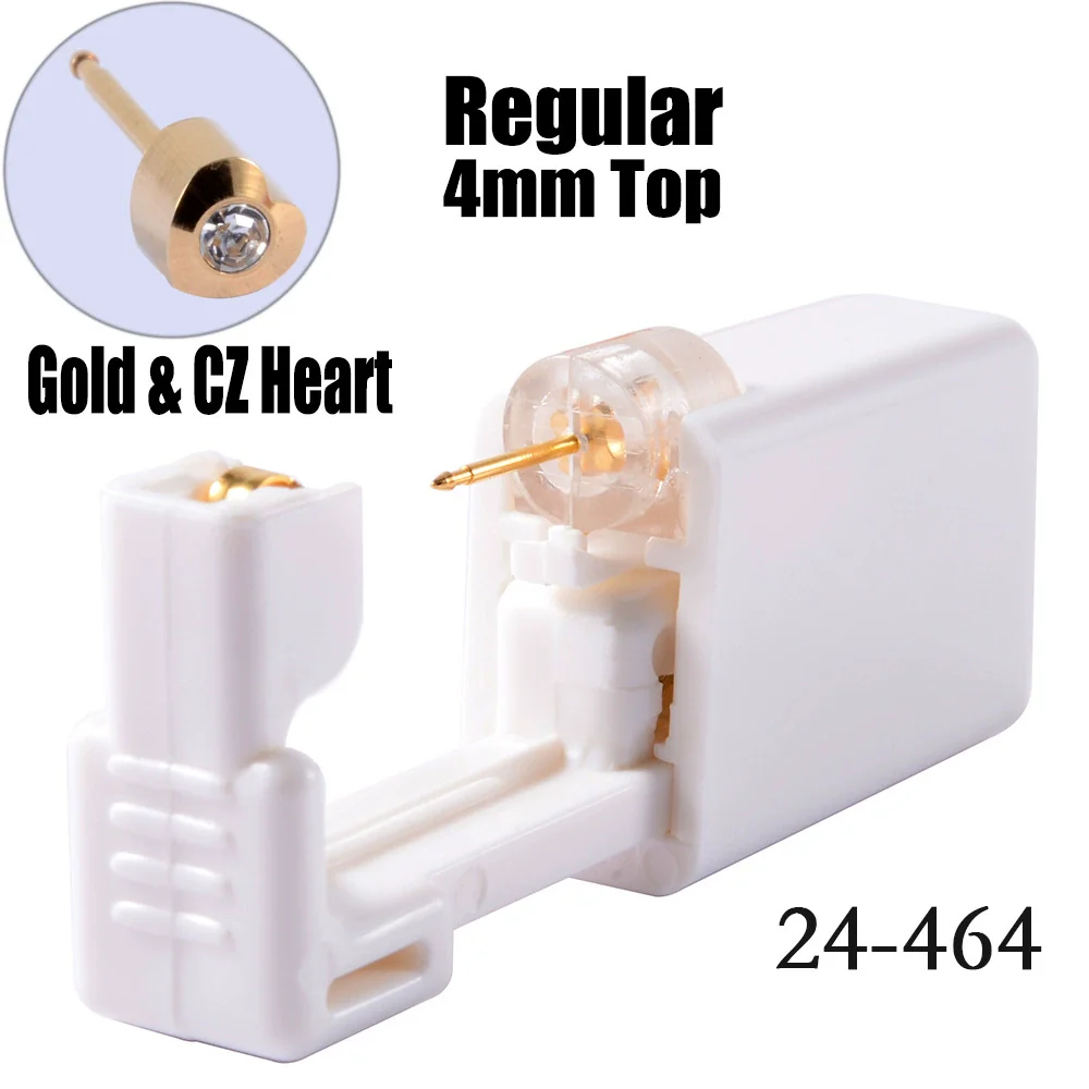 Disposable Lowpain Ear Piercing Gun 316L Stainless Steel Geometric Electroplated Ear Piercing Tool - Image 14