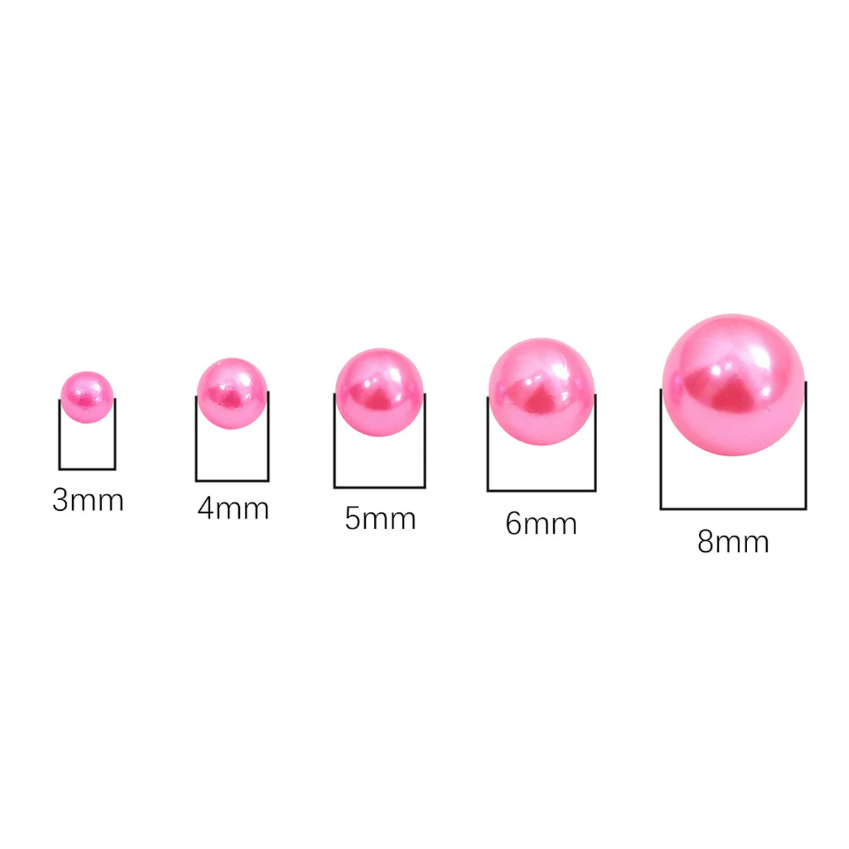 Diy Accessories Imitation Pearl Round Beads For Macaron Cosmetic Case Decorative Handmade - Image 2