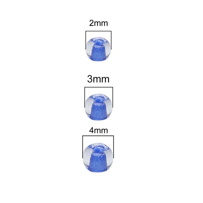 Diy Handmade Glass Beads Material For Bracelet And Mobile Phone Chain Transparent Dyed Core Silk Dopamine Style - Image 2
