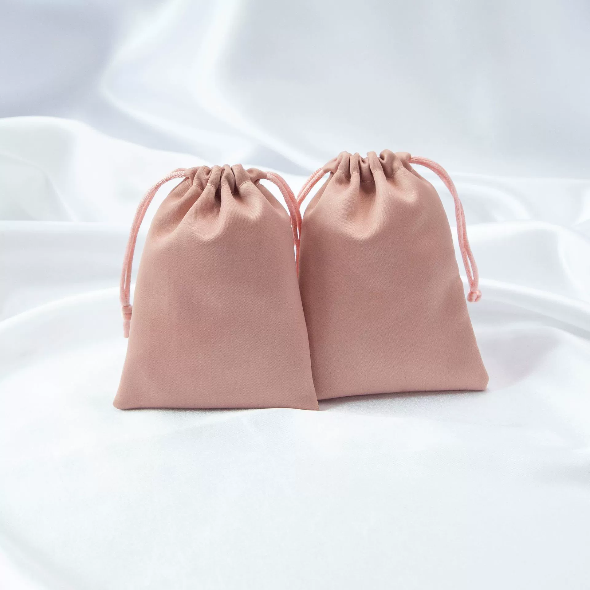 Drawstring Satin Silk Jewelry Storage Bag - Image 7