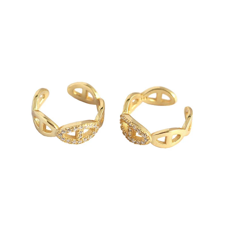 Ear Clip 925 Silver Geometric Electroplating Jewelry - Image 5
