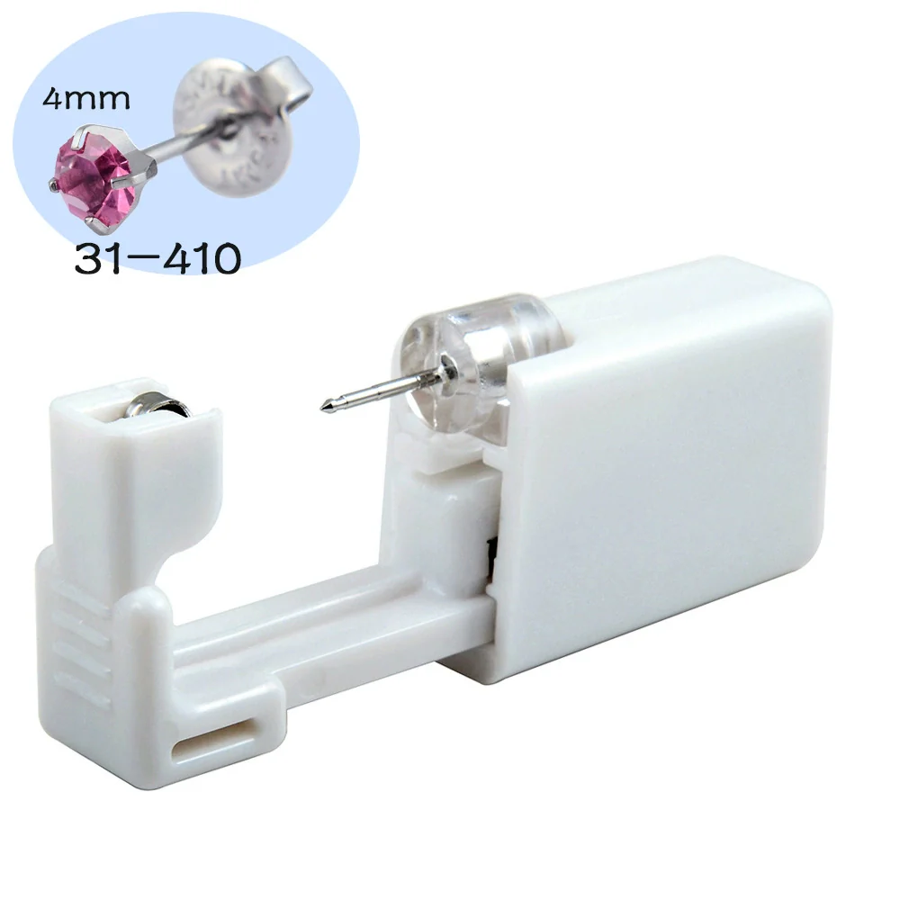 Ear Piercing Tool Ear Stud Gun 316L Stainless Steel Geometric Electroplated - Image 13