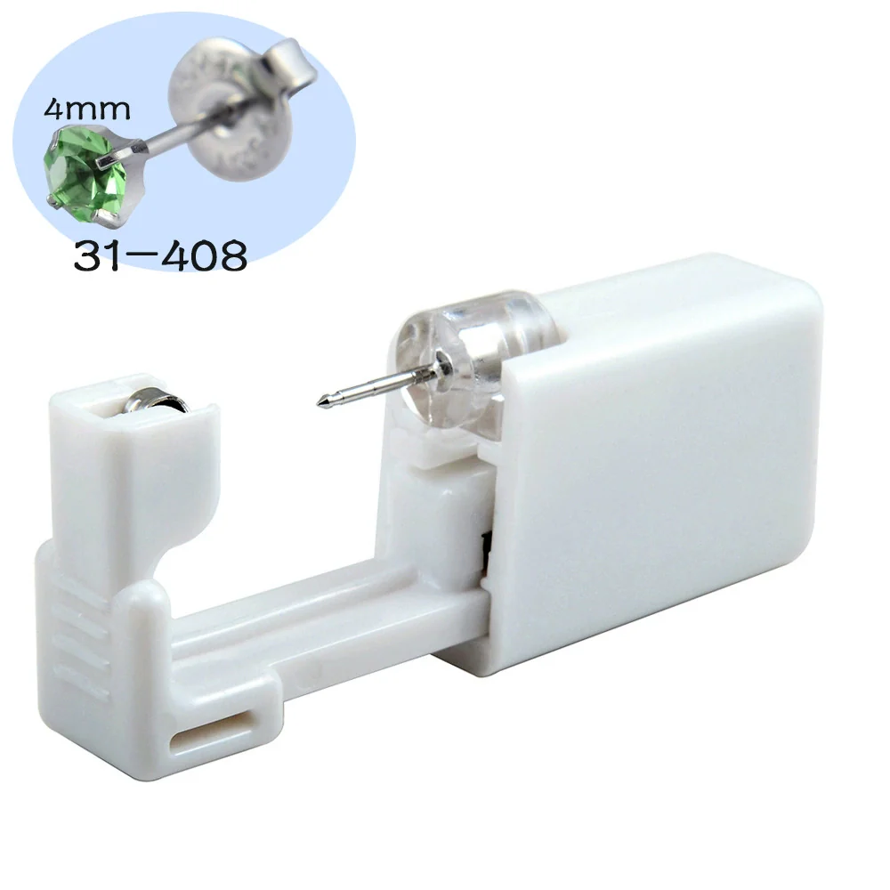 Ear Piercing Tool Ear Stud Gun 316L Stainless Steel Geometric Electroplated - Image 17