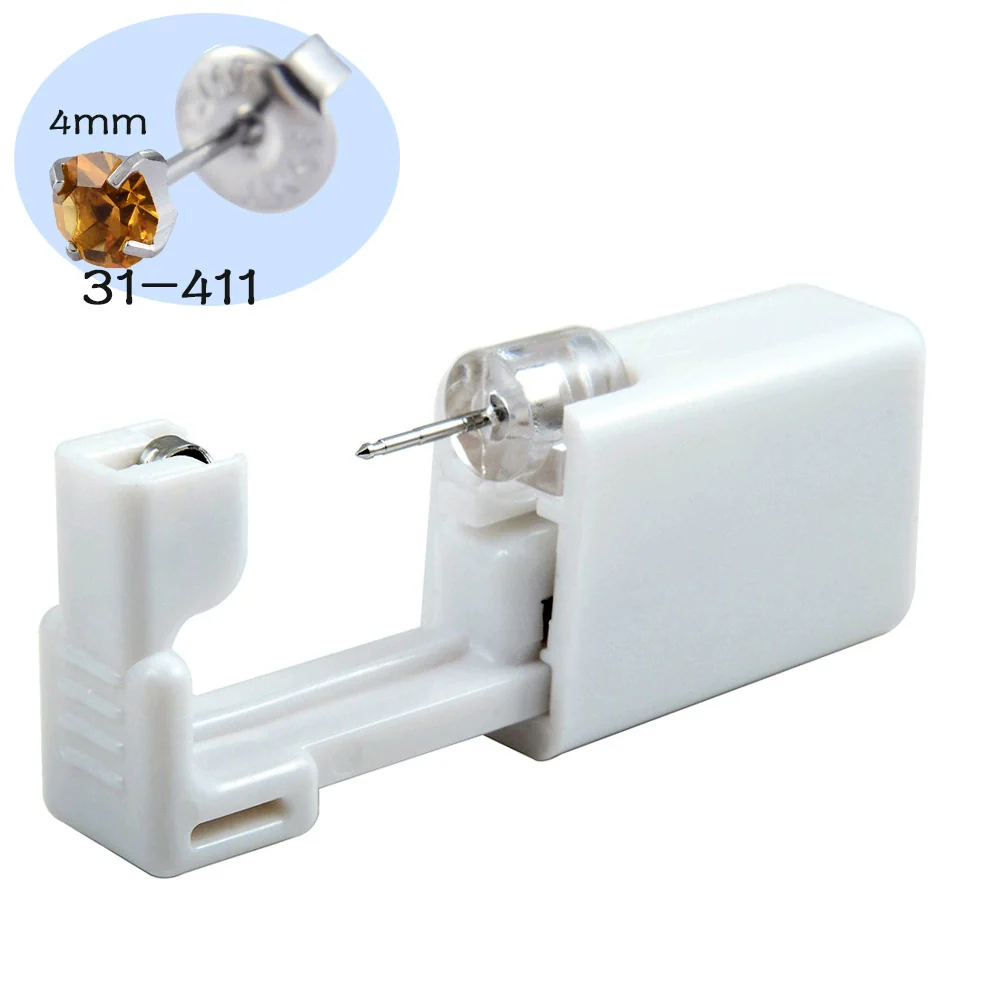 Ear Piercing Tool Ear Stud Gun 316L Stainless Steel Geometric Electroplated - Image 19