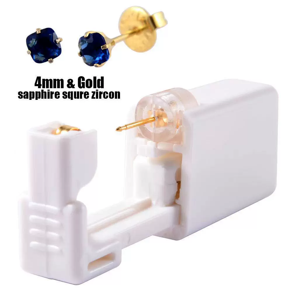 Ear Piercing Tool Ear Stud Gun 316L Stainless Steel Geometric Electroplated - Image 23