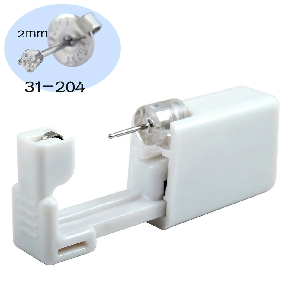 Ear Piercing Tool Ear Stud Gun 316L Stainless Steel Geometric Electroplated - Image 8