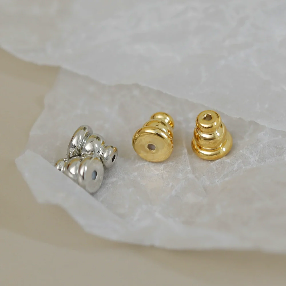 Ear Studs Copper Geometric Style Electroplated - Image 4