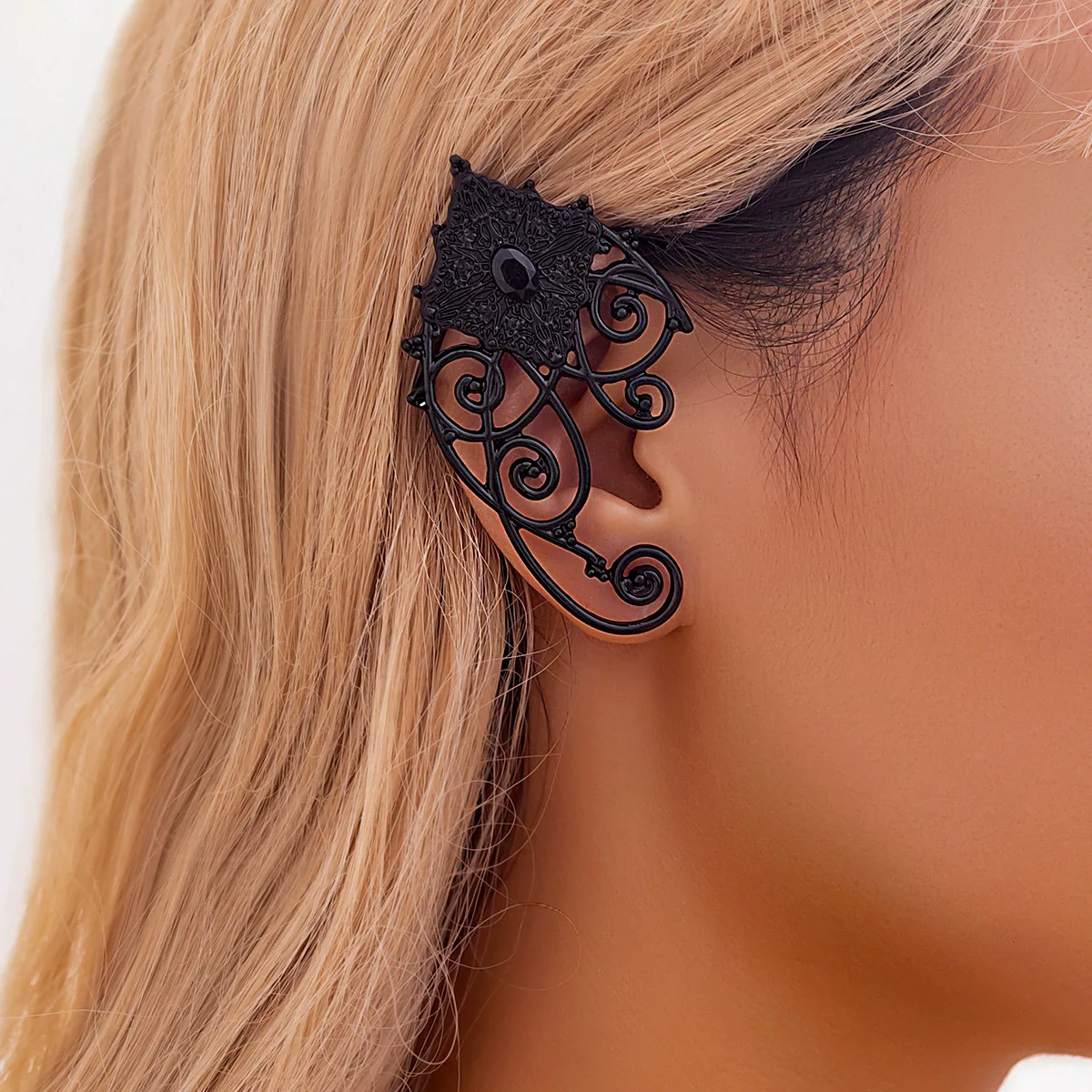 Earrings Alloy Geometric Pattern Gothic Style Diamond Design For Women