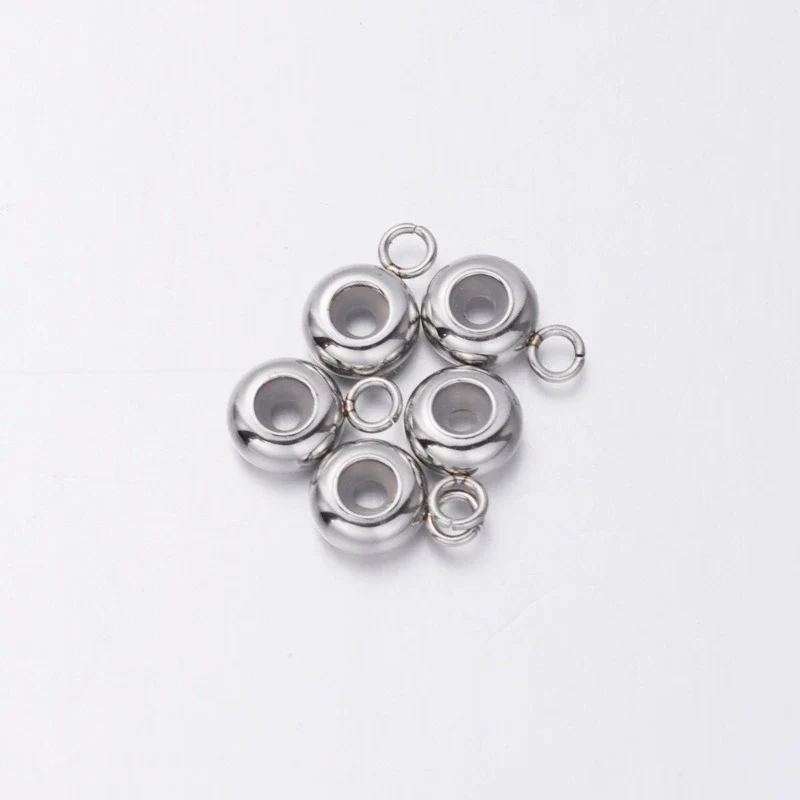 Electroplated Stainless Steel Geometric Diy Jewelry Accessories Positioning Beads For Bracelet Necklace - Image 6
