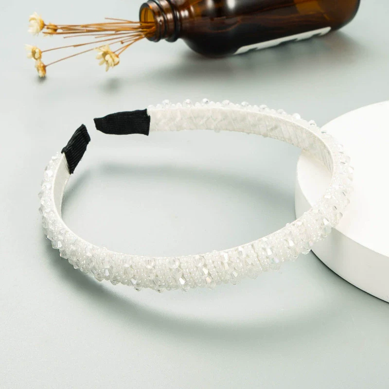 Face Washing Hairband Fabric Handmade Set With Diamonds Women's Fashion Hair Accessories - Image 2