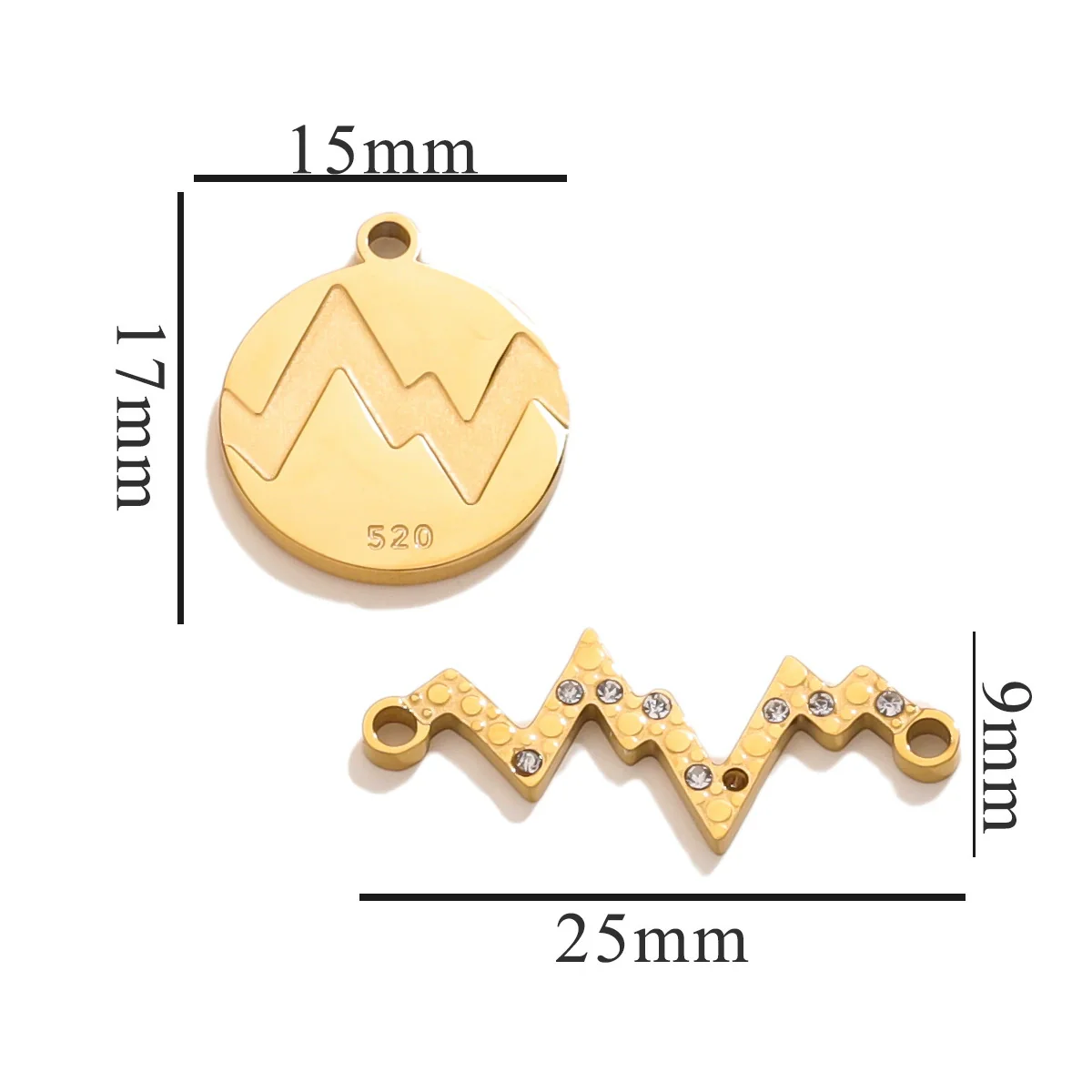 Fashion Cute Jewelry Accessories Stainless Steel Totem Pendant Electroplated - Image 33