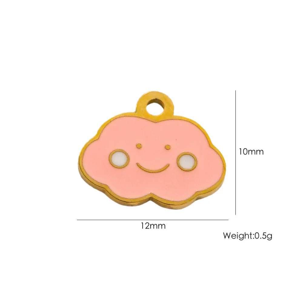 Fashion Cute Jewelry Pendant Stainless Steel Geometric Electroplated Hand Polished - Image 27