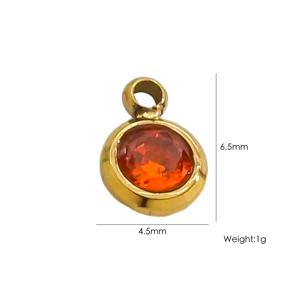 Fashion Cute Jewelry Pendant Stainless Steel Geometric Electroplated Hand Polished - Image 51