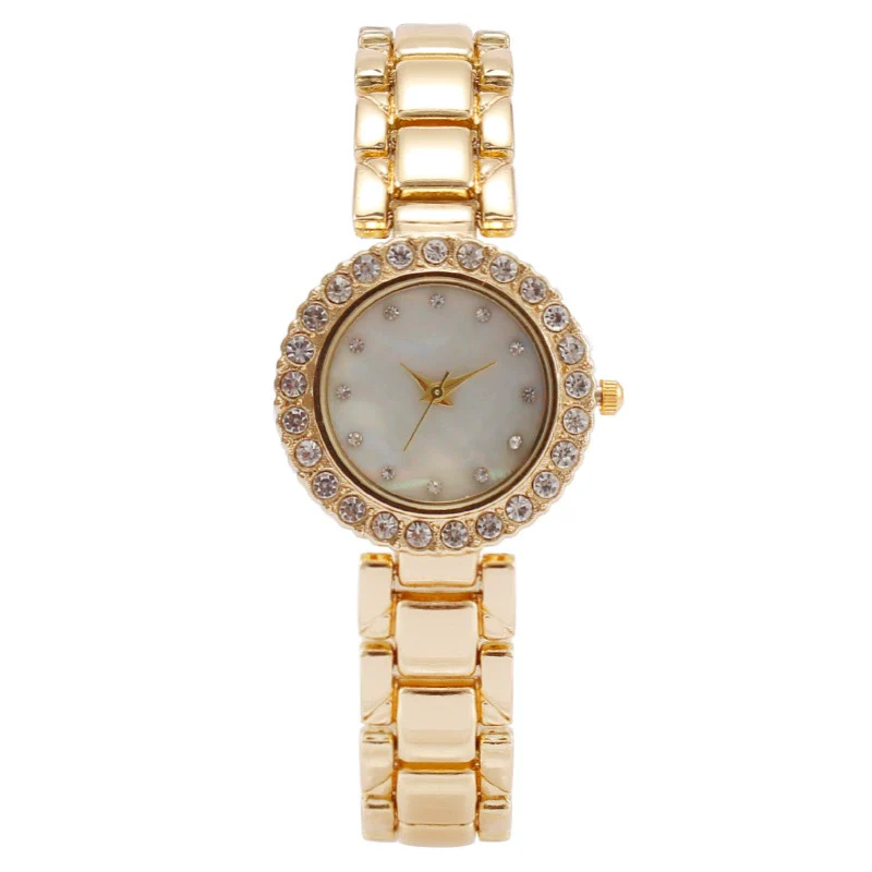Fashion Diamond Ladies Metal Watch With Round Dial And Copper Clasp - Image 7