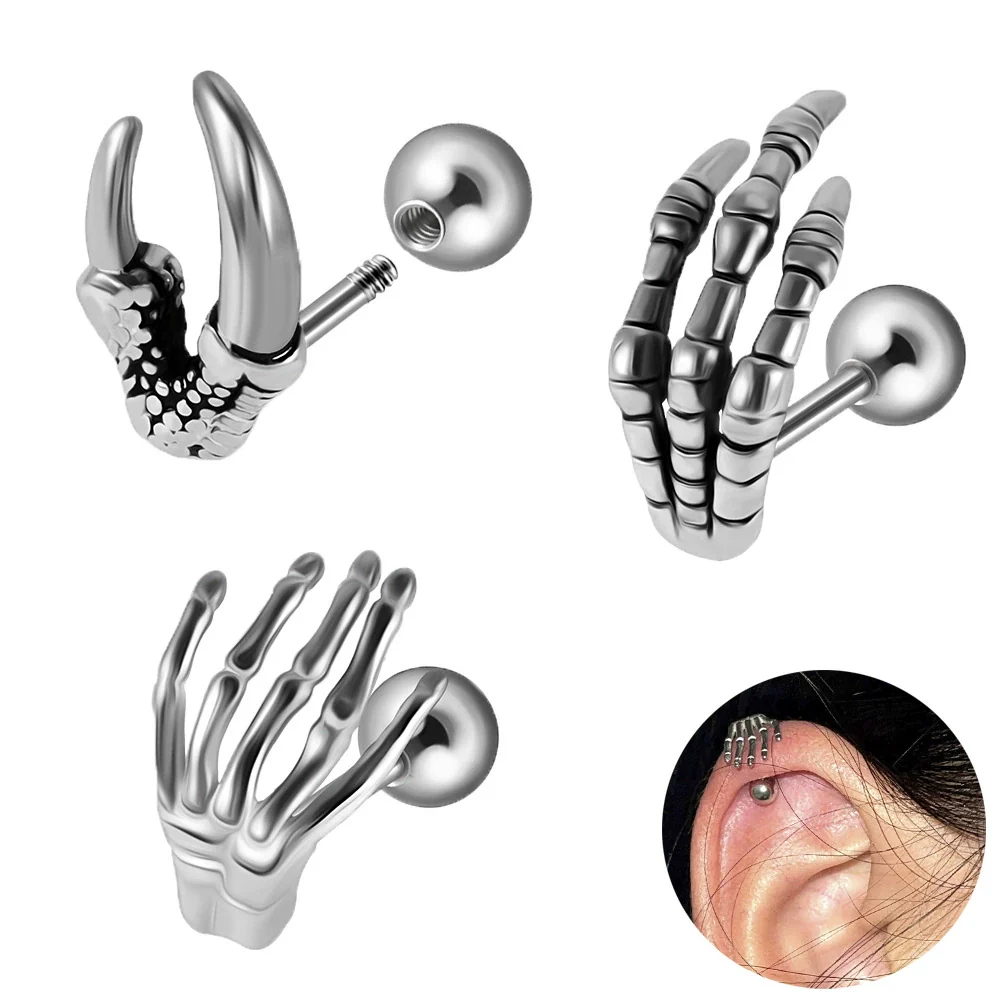 Fashion Geometric Stainless Steel Polish Earrings