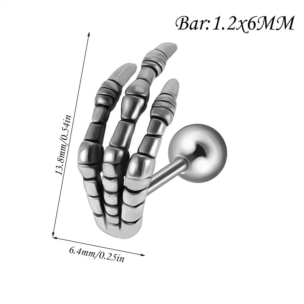 Fashion Geometric Stainless Steel Polish Earrings - Image 8