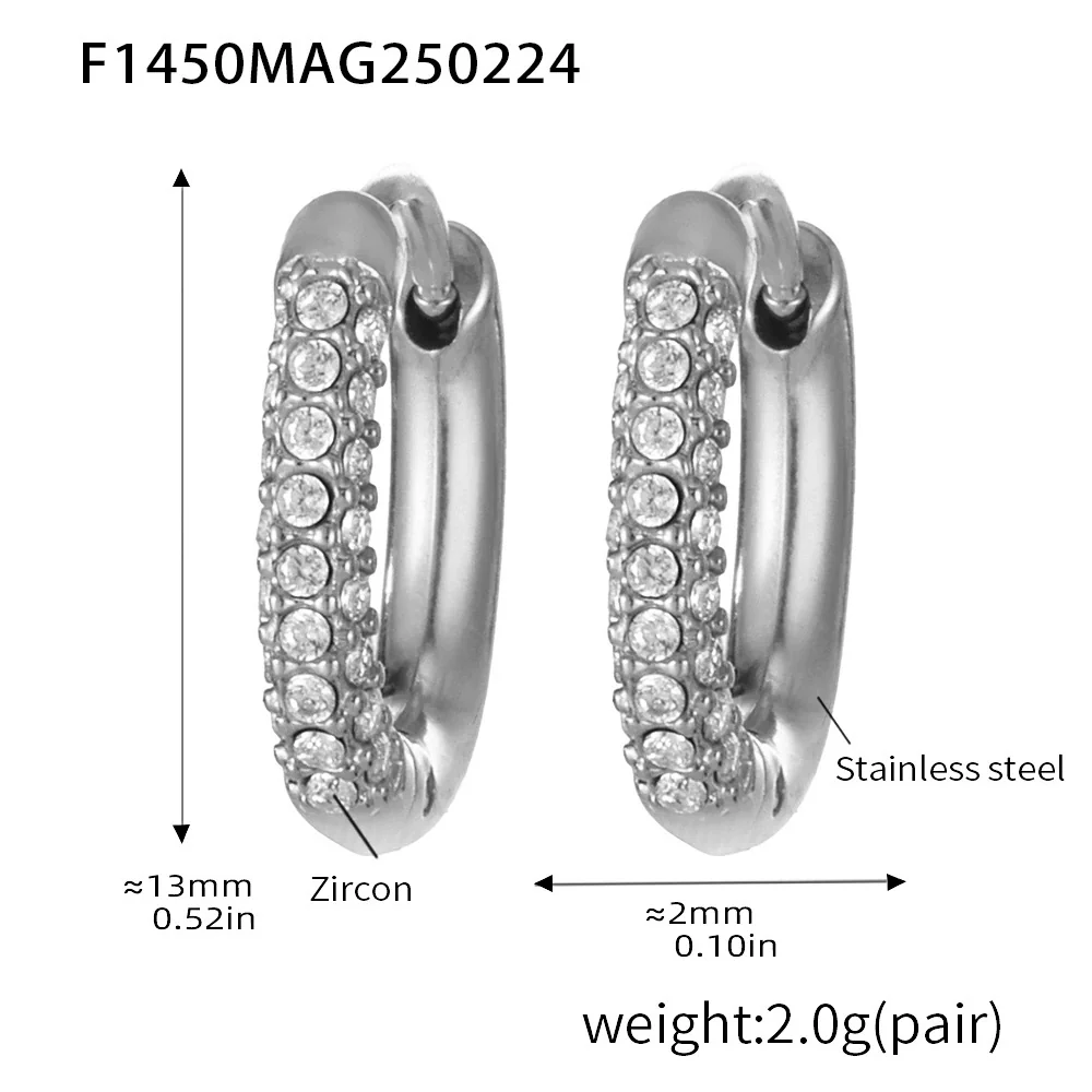 Fashion Ol Style Geometric Stainless Steel Gold Plated Earrings And Ring Jewelry For Women - Image 9