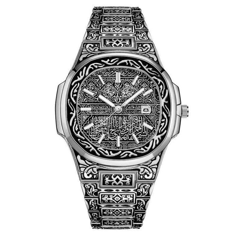 Fashion Retro Men's Alloy Watch With Oval Dial - Image 5