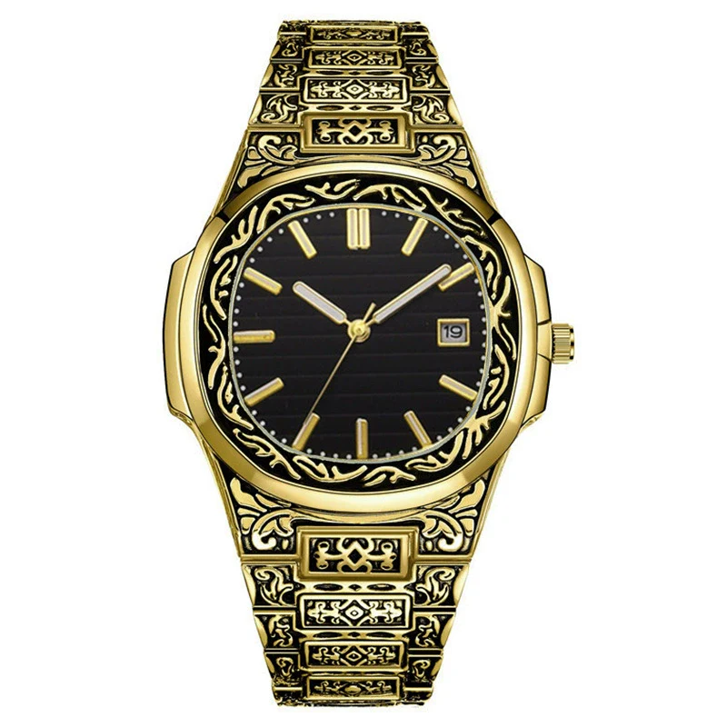 Fashion Retro Men's Alloy Watch With Oval Dial - Image 7